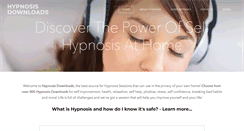 Desktop Screenshot of hypnosisdownloads.org